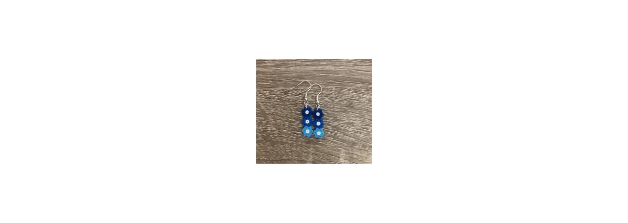 Lav øreringe i perler