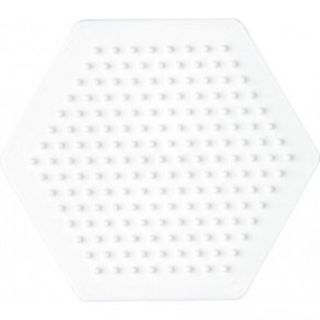 Hama midi perleplade lille sekskant - 1 stk 