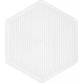 Hama midi perleplade stor sekskant - 1 stk 