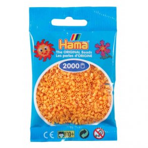 Hama mini perler, 2000 stk., bamsegul (60)