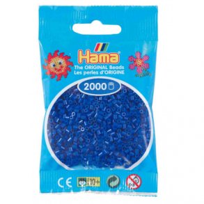 Hama mini perler, 2000 stk., bl (8)