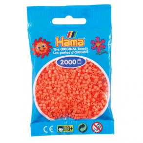 Hama mini perler, 2000 stk., pastel rd (44)