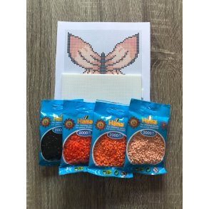 Sommerfugl - Lys fersken