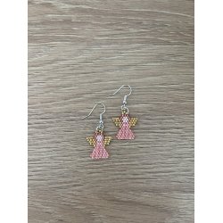 Sm engle - lyserd og guld 