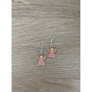 Sm engle - lyserd og guld 