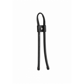 Taske snre - L45 cm - sort/slv