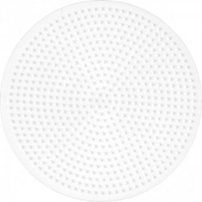 Hama midi perleplade stor rund - 1 stk 