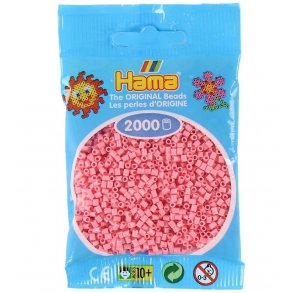 Hama mini perler, 2000 stk., lyserd (6)