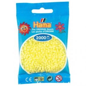 Hama mini perler, 2000 stk., pastel gul (43)