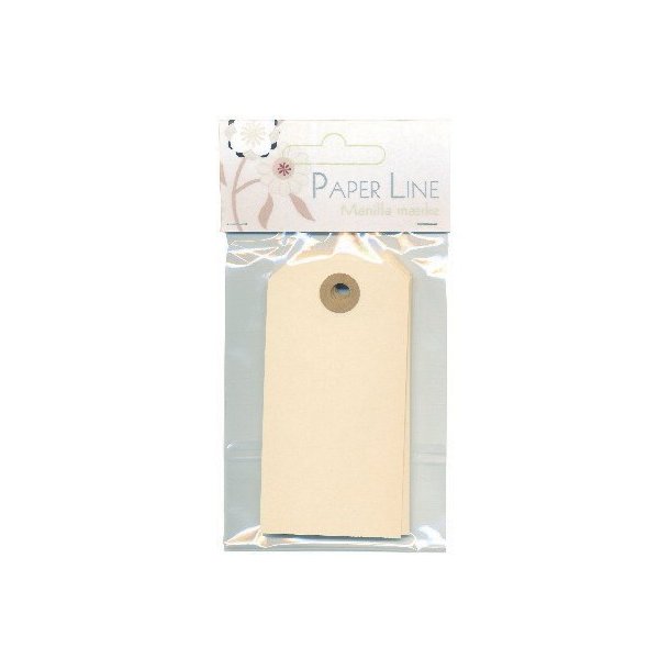 Manillamrke 40x80mm natur