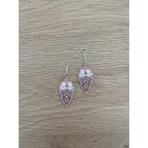 Blade reringe - rose gold og lilla 