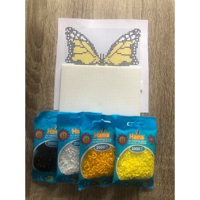 Stor sommerfugl - Gul