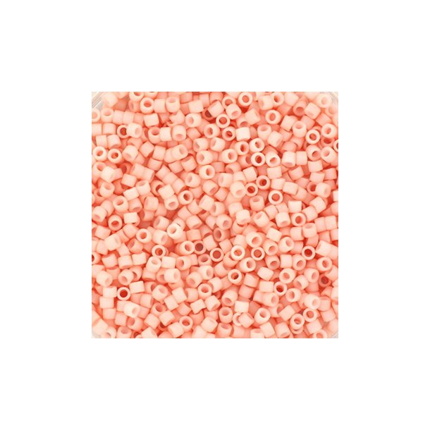 Miyuki delica perler, 11/0, 4g, DB-1513 opaque matte light salmon