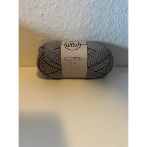 WoW bomuldsgarn 8/4 - Lys gr�