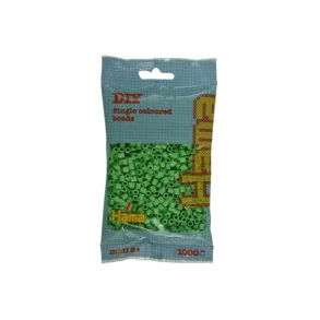 Hama midi perler, 1000 stk., Klar grn (115)