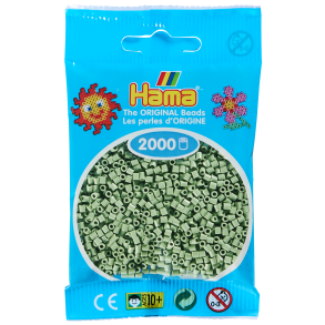 Hama mini perler, 2000 stk., eukalyptus (101) 