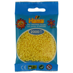 Hama mini perler, 2000 stk., Lysegul (103)