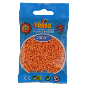 Hama mini perler, 2000 stk., Lys abrikos (105)