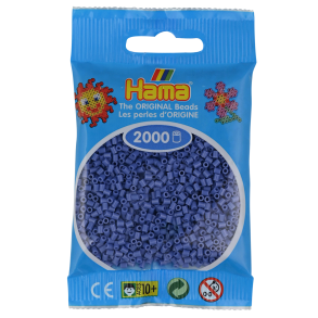 Hama mini perler, 2000 stk., Lavendel (107)