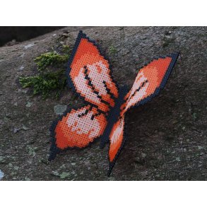 Sommerfugl - Lys fersken