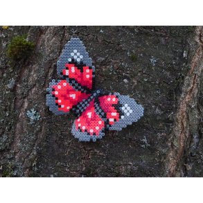 Lille sommerfugl - R�d