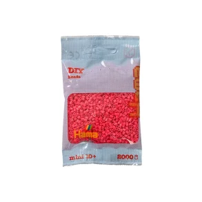 Hama mini perler, 2000 stk., Pink (121)