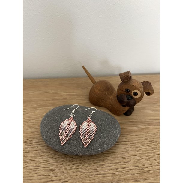 Blade reringe - rose gold og lilla 