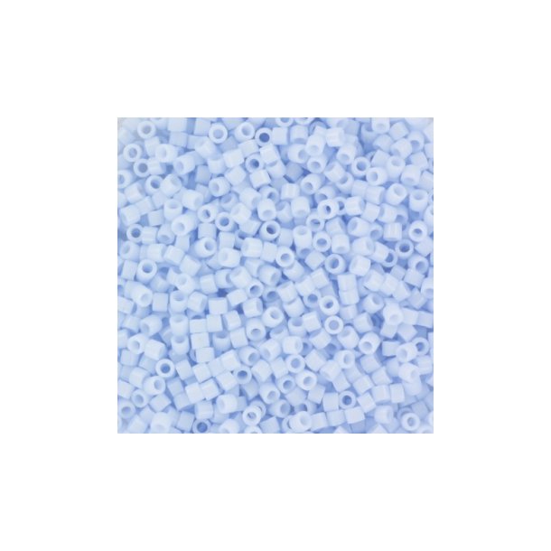 Miyuki delica perler, 11/0, 4 g, DB-1497 Opaque light sky blue
