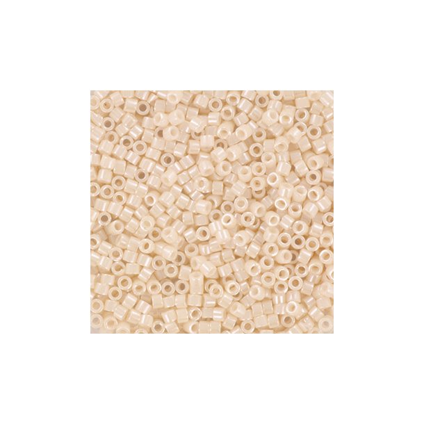 Miyuki delica perler, 11/0, 4 g, DB- 1530-1 Opaque ceylon bisque white