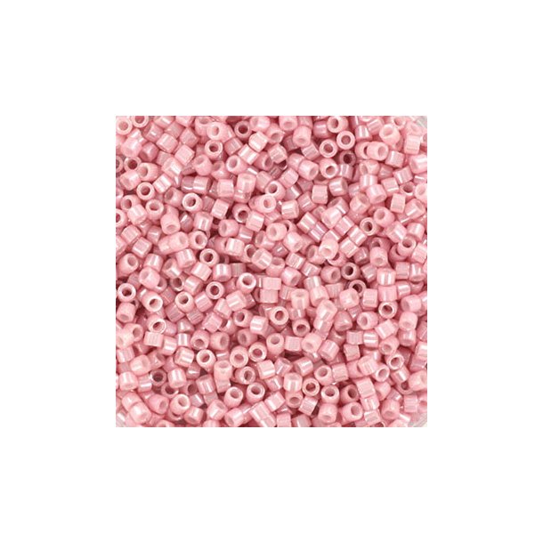 Miyuki delica perler, 11/0, 4 g, DB-1907 Opaque luster rosewater