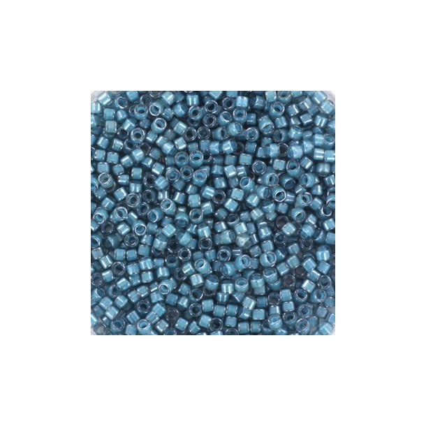 Miyuki delica perler, 11/0, 4 g, DB-2054 Luminous dusk blue