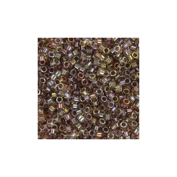 Miyuki delica perler, 11/0, 4 g, DB-2395 Fancy lined sand