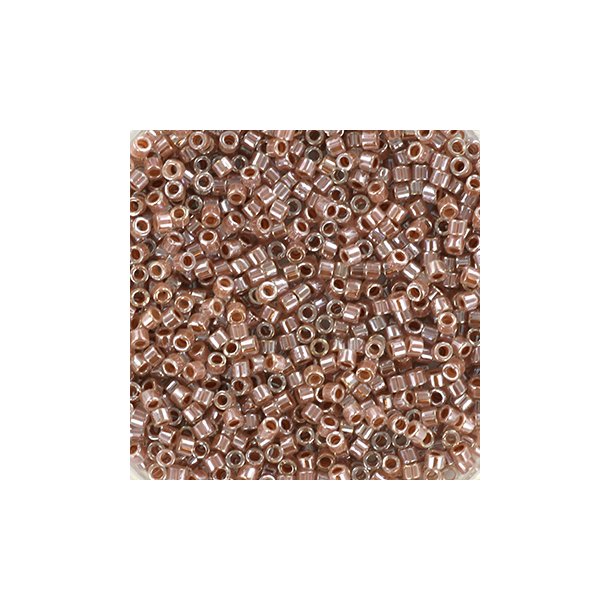 Miyuki delica perler,11/0, 4 g, DB-256 Ceylon light cinnamon