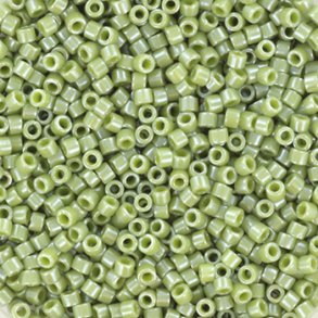 Miyuki delica perler, 11/0, 4 g, DB-263-1 Opaque luster caktus