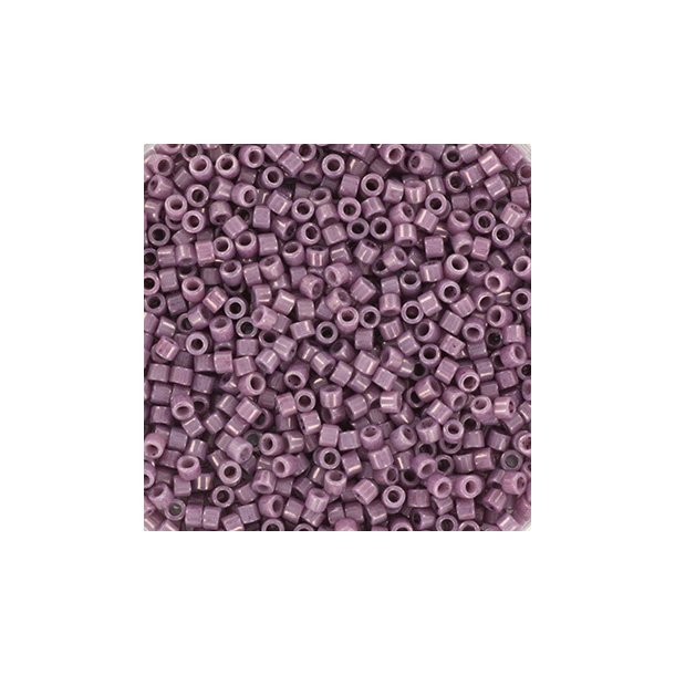 Miyuki delica perler, 11/0, 4 g, DB 265 Opaque luster mauve - Kronborg hobby