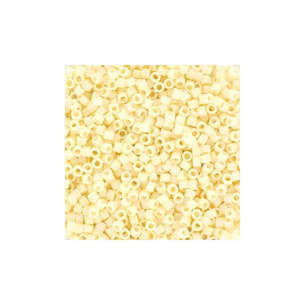 Miyuki delica perler, 11/0, 4 g, DB-762 Opaque matte dark cream
