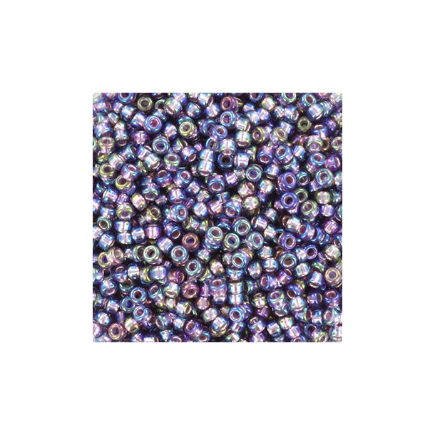Miyuki seed beads, 11/0, 3 g SB-1024 Silverlined ab amethyst