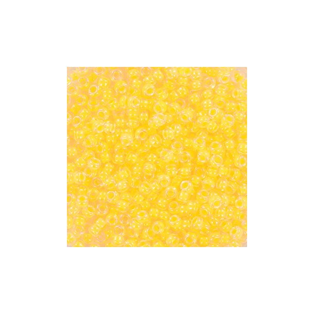 Miyuki seed beads, 11/0, 3 g, SB-1121 Luminous yellow orange