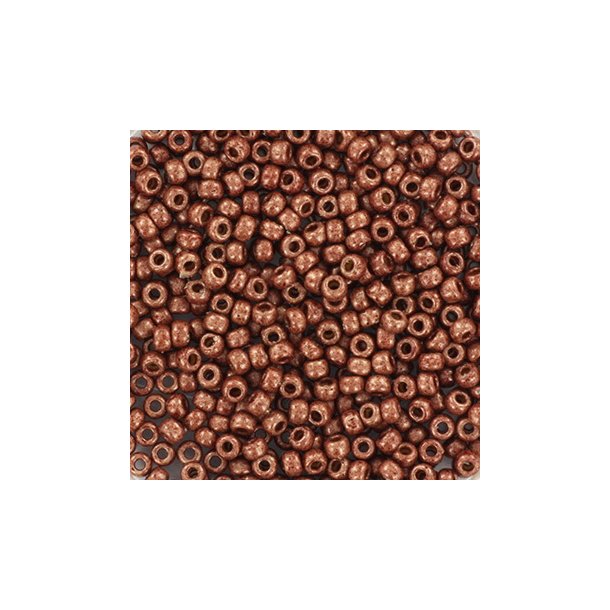 Miyuki seed beads, 11/0, 3 g, SB-4212F Duracoat galvanized matte dark berry