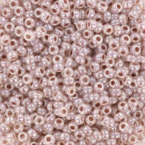 Miyuki seed beads, 11/0, 3 g, SB-546 Ceylon dusty mauve
