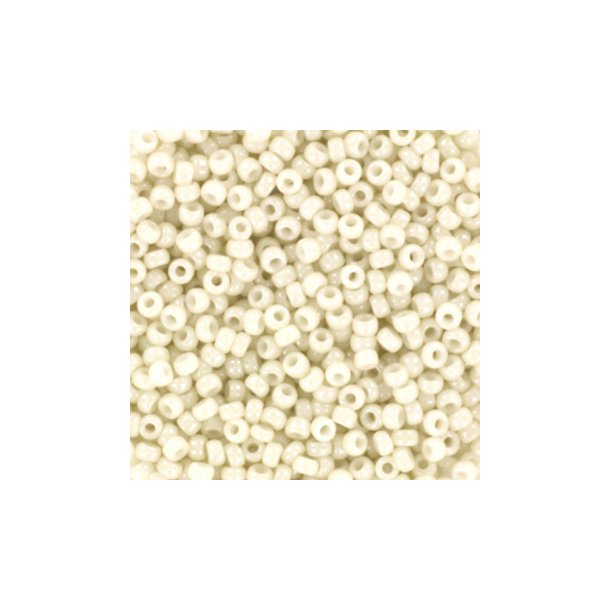 Miyuki Seed beads, 11/0, 3 g, SB-600 Opaque luster limestone
