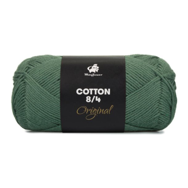 Mayflower cotton 8/4 - Mrk olivengrn